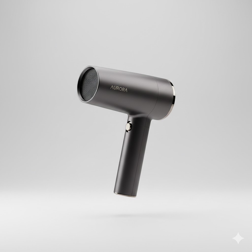 Hair dryer demo
